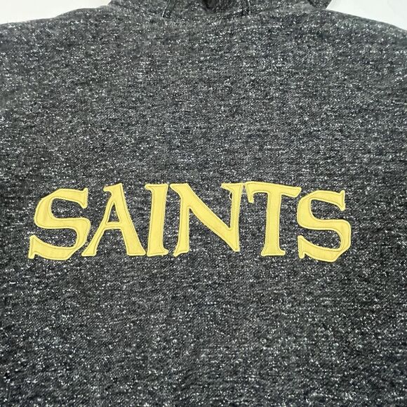 NFL Pro Line New Orleans Saints Football Hoodie Sherpa Sweatshirt Men's Medium - Picture 11 of 13